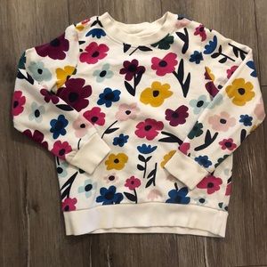 Floral print sweatshirt